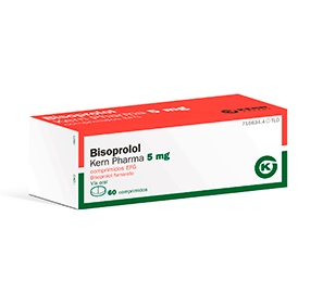 BISOPROLOL KERN PHARMA 5 mg COMPRIMIDOS