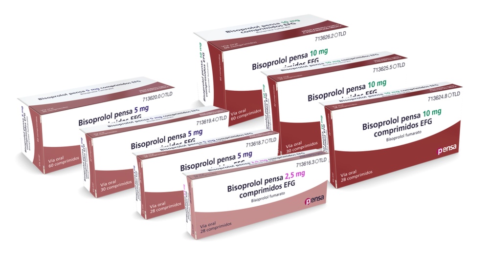 BISOPROLOL PENSA 2,5 mg COMPRIMIDOS