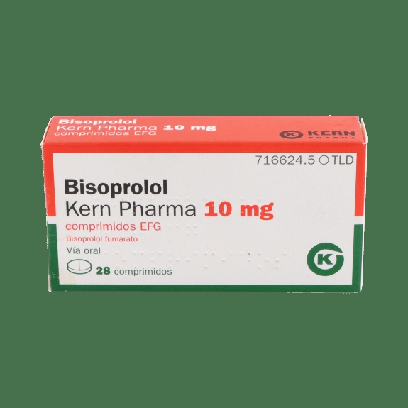 BISOPROLOL TARBIS FARMA 10 mg COMPRIMIDOS REVESTIDOS POR PELÍCULA
