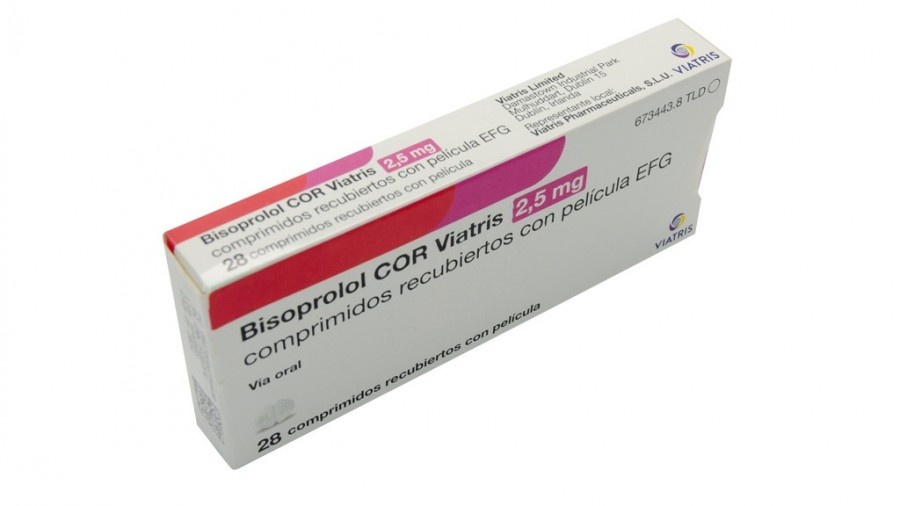 BISOPROLOL TARBIS FARMA 2,5 mg COMPRIMIDOS REVESTIDOS POR PELÍCULA
