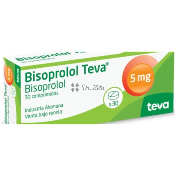 BISOPROLOL TEVA-RATIOPHARM 5 mg COMPRIMIDOS