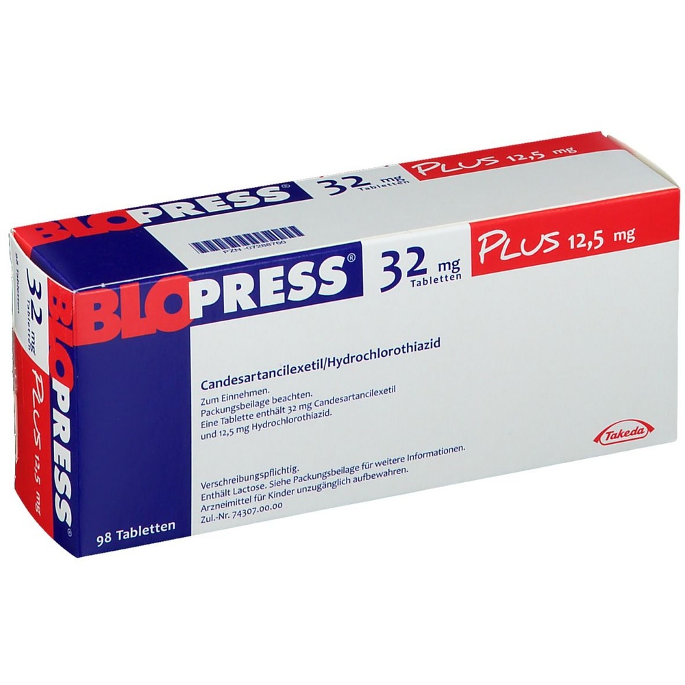 BLOPRESS PLUS 32 mg/12,5 mg COMPRIMIDOS