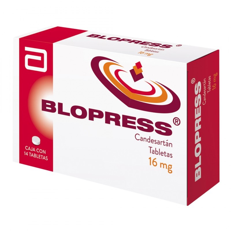 BLOPRESS 16 mg COMPRIMIDOS