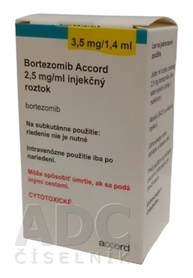 BORTEZOMIB ACCORD 2,5 mg/mL SOLUÇÃO INJETÁVEL