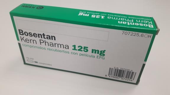 BOSENTAN KERN PHARMA 125 mg COMPRIMIDOS REVESTIDOS POR PELÍCULA