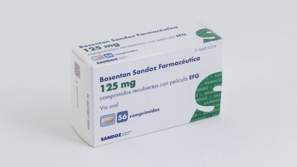 BOSENTAN SUN 125 mg COMPRIMIDOS REVESTIDOS POR PELÍCULA
