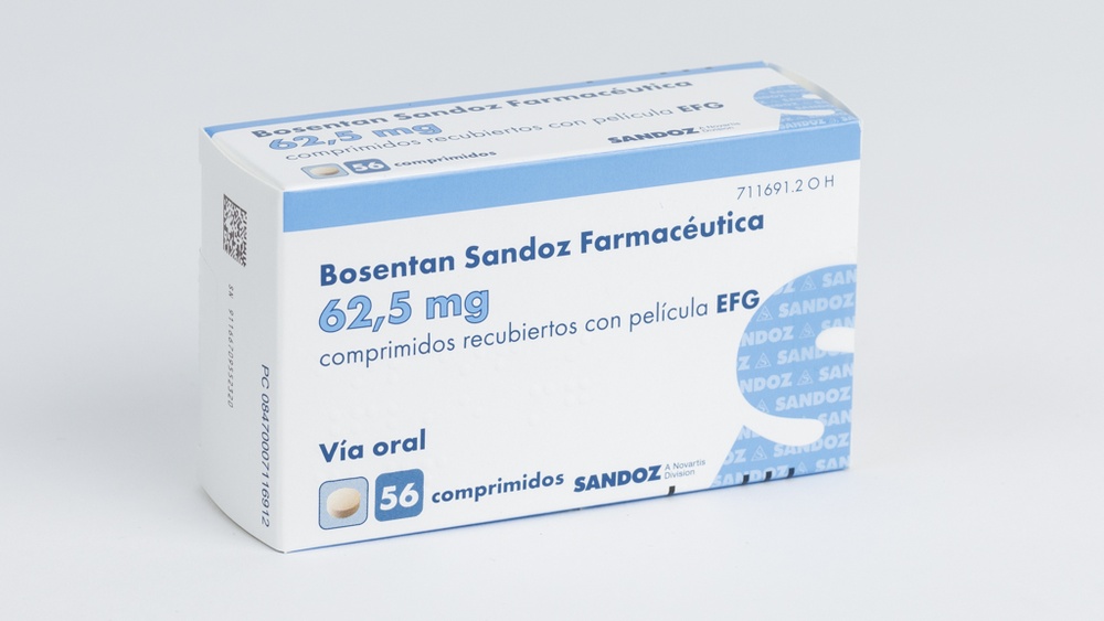 BOSENTAN SUN 62,5 mg COMPRIMIDOS REVESTIDOS POR PELÍCULA