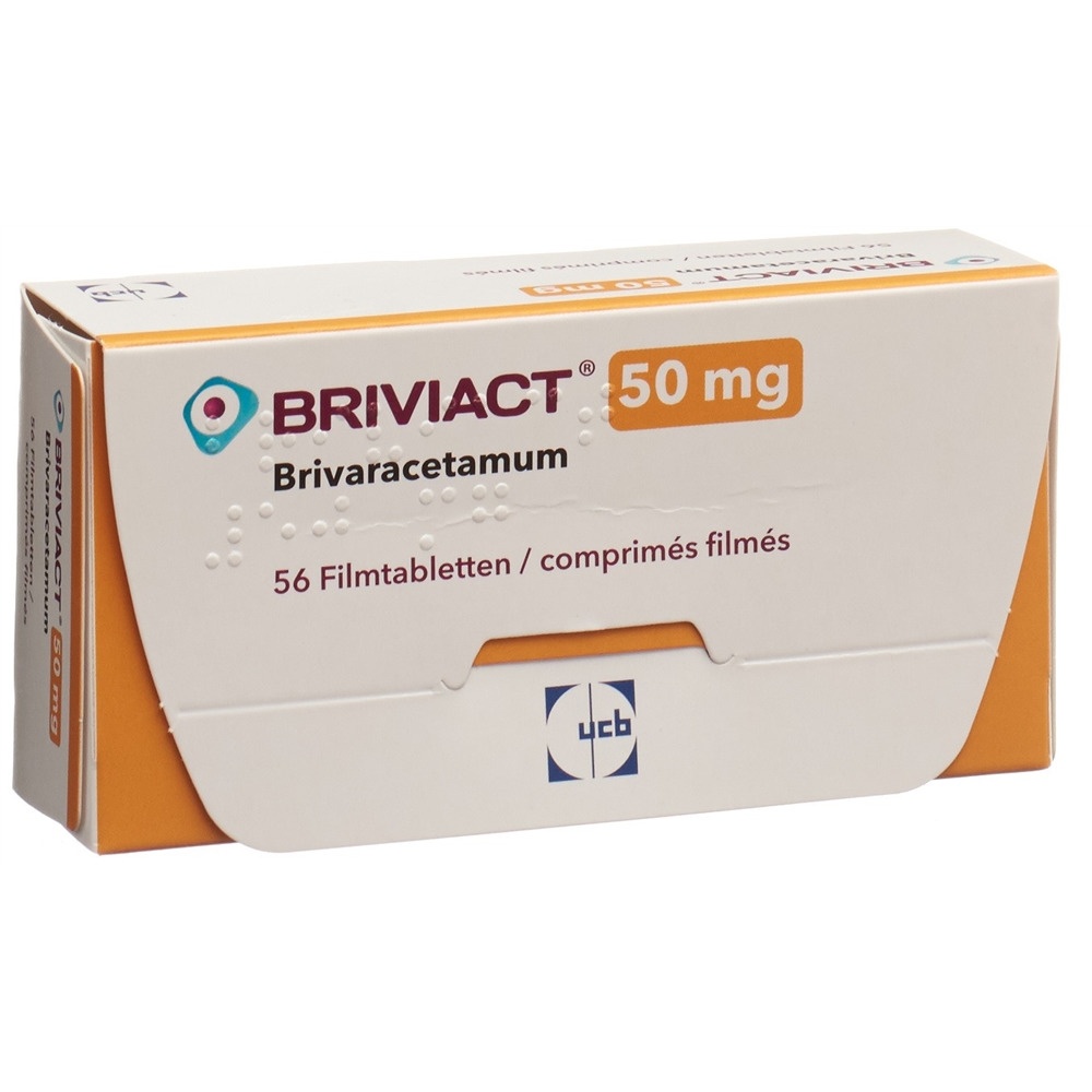 BRIVIACT 50 mg COMPRIMIDOS REVESTIDOS POR PELÍCULA