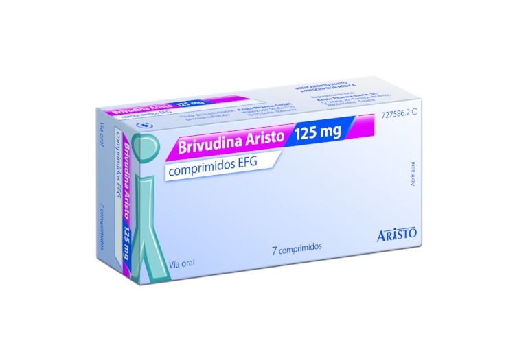 BRIVUDINA ARISTO 125 mg COMPRIMIDOS