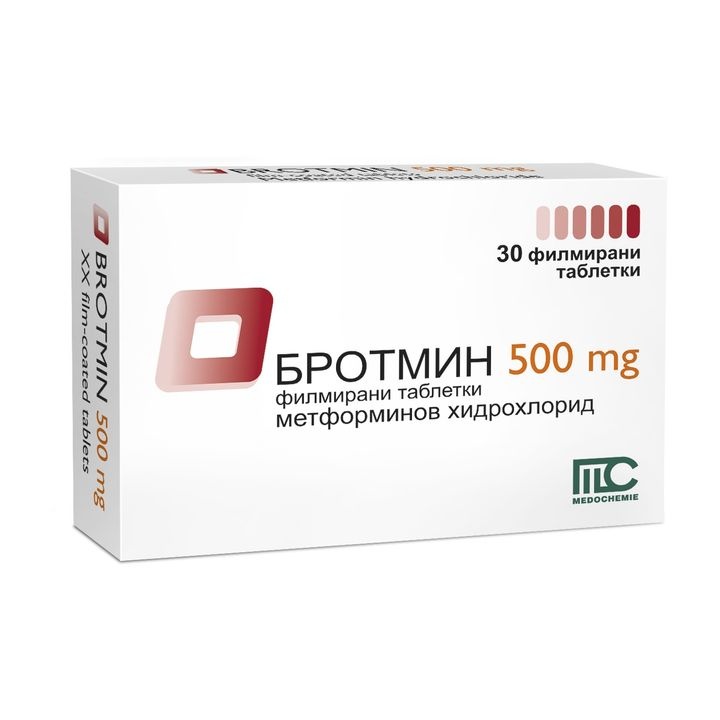 BROTMIN 500 mg COMPRIMIDOS REVESTIDOS POR PELÍCULA