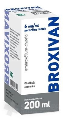BROXIVAN 6 mg/ml SOLUÇÃO ORAL