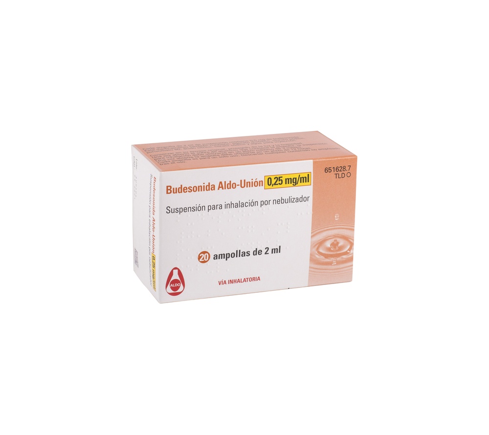 BUDENA 0,25 mg/ml SUSPENSÃO PARA INALAÇÃO POR NEBULIZADOR