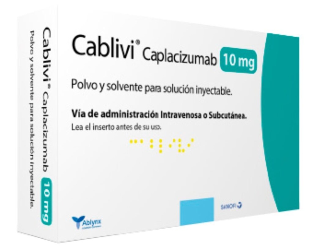 CABLIVI 10 mg PÓ E SOLVENTE PARA SOLUÇÃO INJETÁVEL