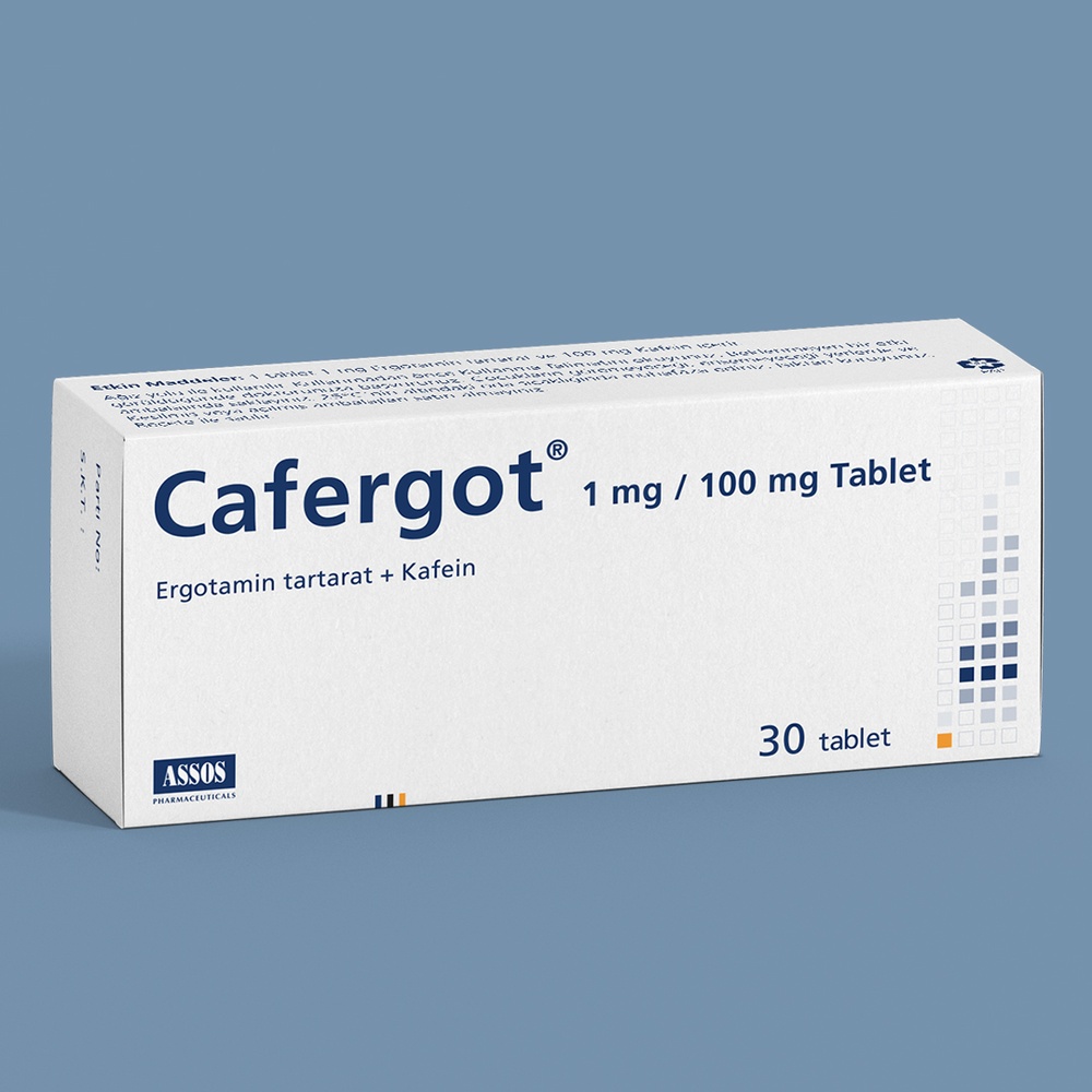 CAFERGOT 1 mg/100 mg COMPRIMIDOS