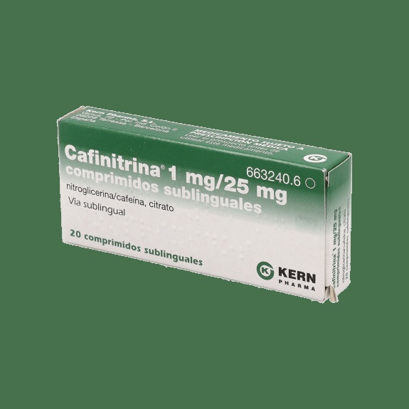 CAFINITRINA 1 mg/25 mg COMPRIMIDOS SUBLINGUAIS