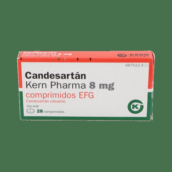 Candesartan Kern Pharma 8 mg Comprimidos