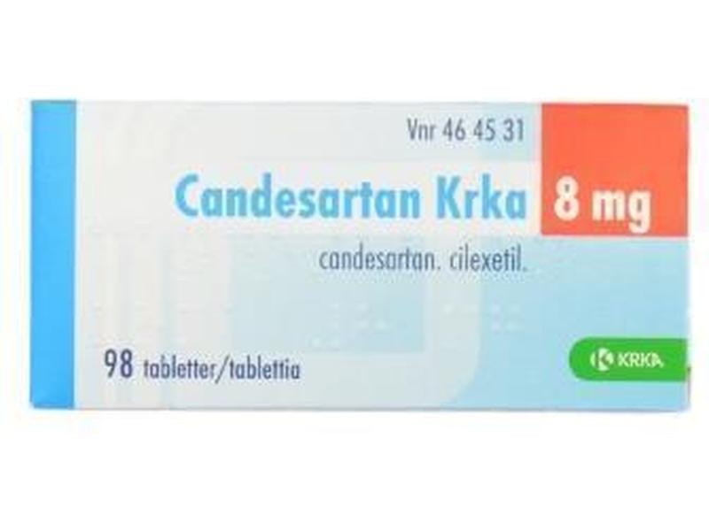 Candesartan KRKA 8 mg Comprimidos
