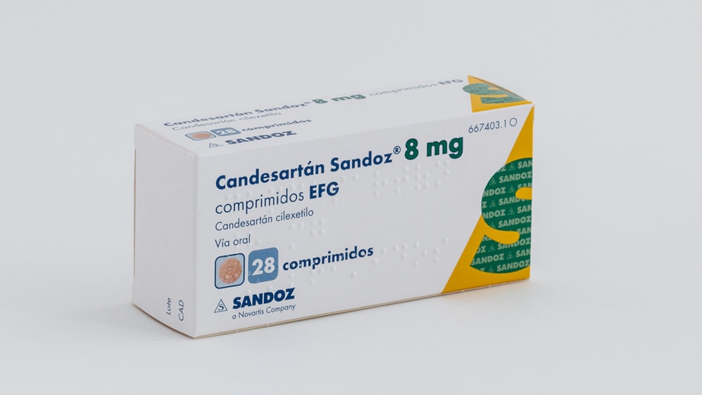 Candesartan Sun 8 mg Comprimidos