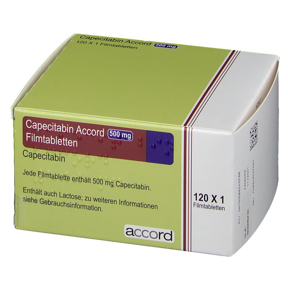 CAPECITABINA ACCORD 500 MG COMPRIMIDOS REVESTIDOS POR PELÍCULA