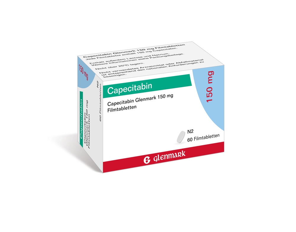 CAPECITABINA GLENMARK 150 mg COMPRIMIDOS REVESTIDOS POR PELÍCULA