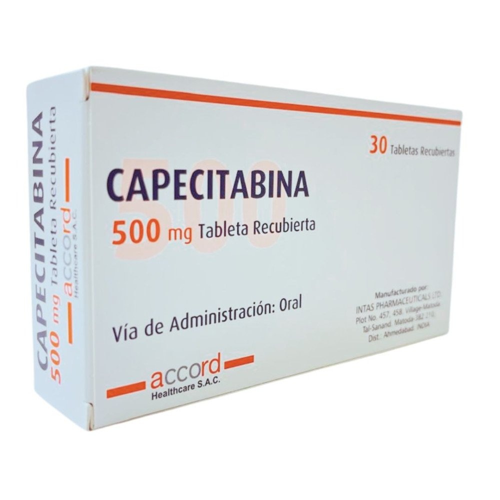 CAPECITABINA PHARMAKERN 500 mg COMPRIMIDOS REVESTIDOS POR PELÍCULA