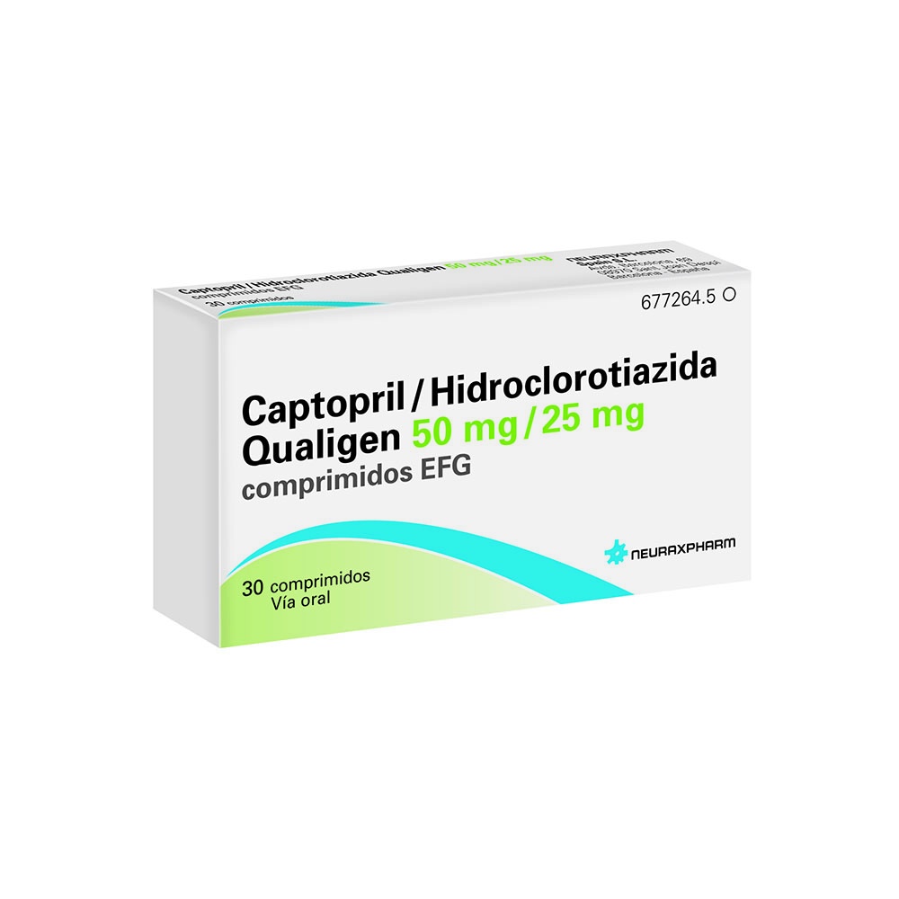 CAPTOPRIL QUALIGEN 50 mg COMPRIMIDOS