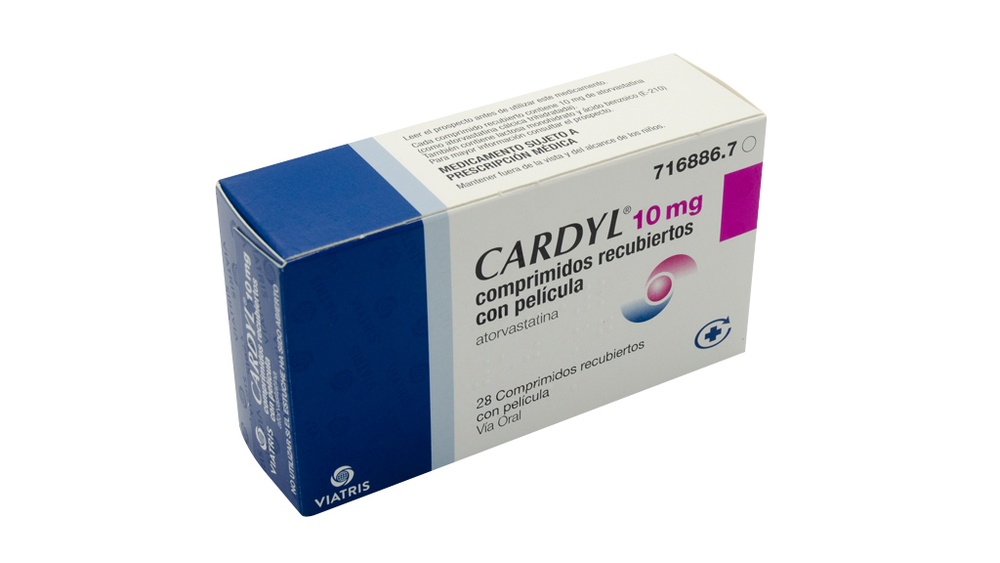CARDYL PLUS 10 mg/80 mg COMPRIMIDOS REVESTIDOS POR PELÍCULA