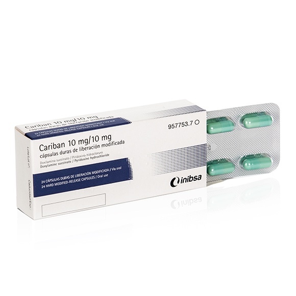 CARIBAN 10 mg/10 mg CÁPSULAS DURAS DE LIBERTAÇÃO MODIFICADA