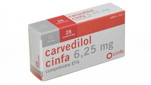 CARVEDILOL CINFAMED 6,25 mg COMPRIMIDOS