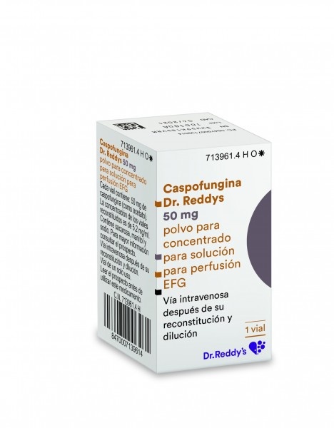 CASPOFUNGINA SUN 50 mg PÓ PARA CONCENTRADO PARA SOLUÇÃO PARA PERFUSÃO