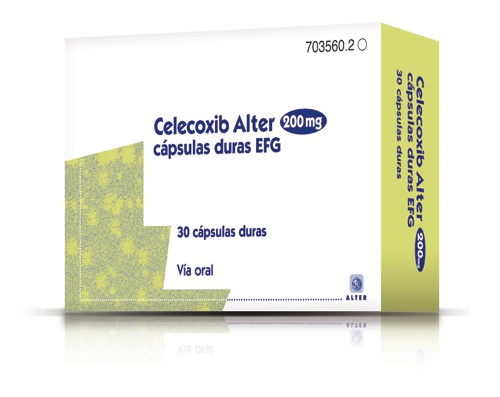 CELECOXIB ALTER 200 mg CÁPSULAS DURAS