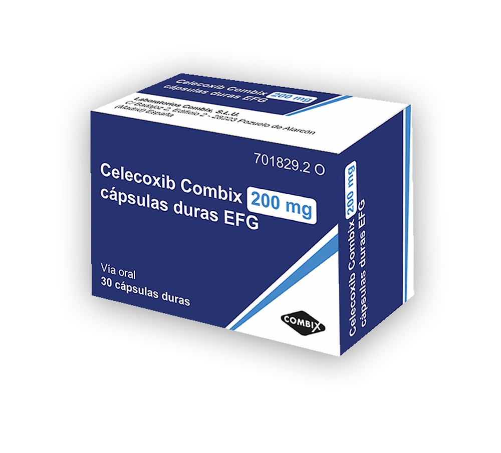 CELECOXIB COMBIX 200 mg CÁPSULAS DURAS