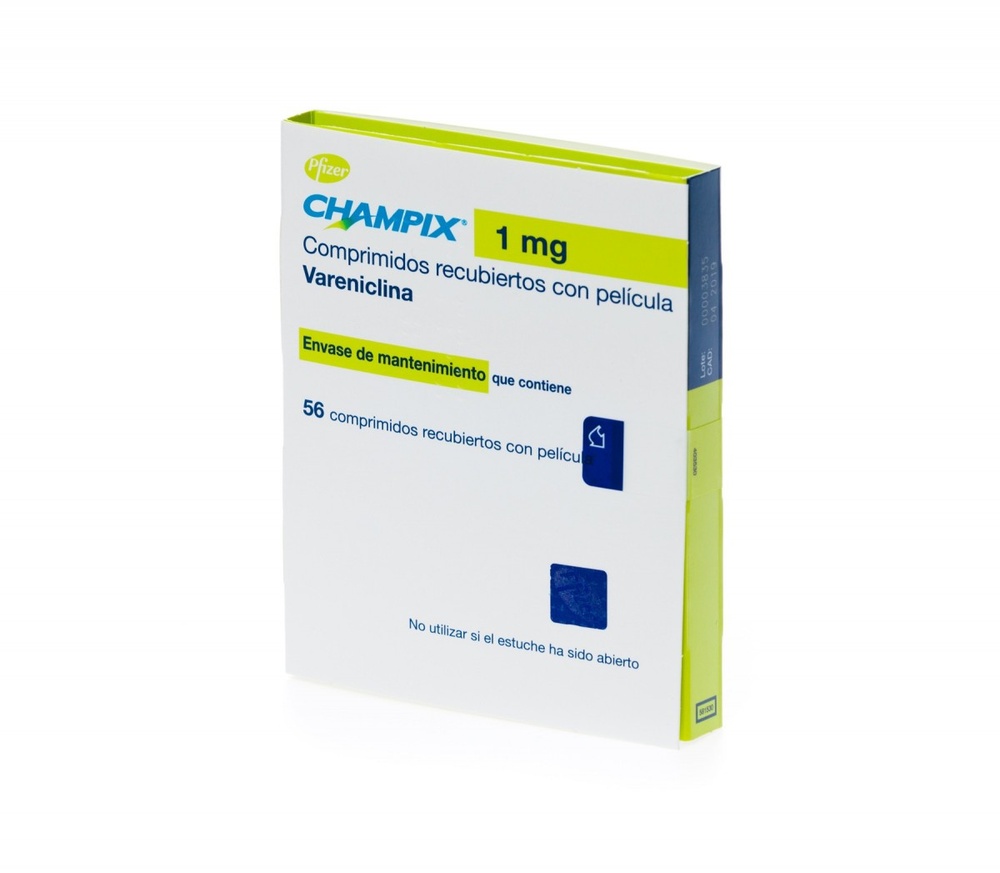 CHAMPIX 1 mg COMPRIMIDOS REVESTIDOS POR PELÍCULA