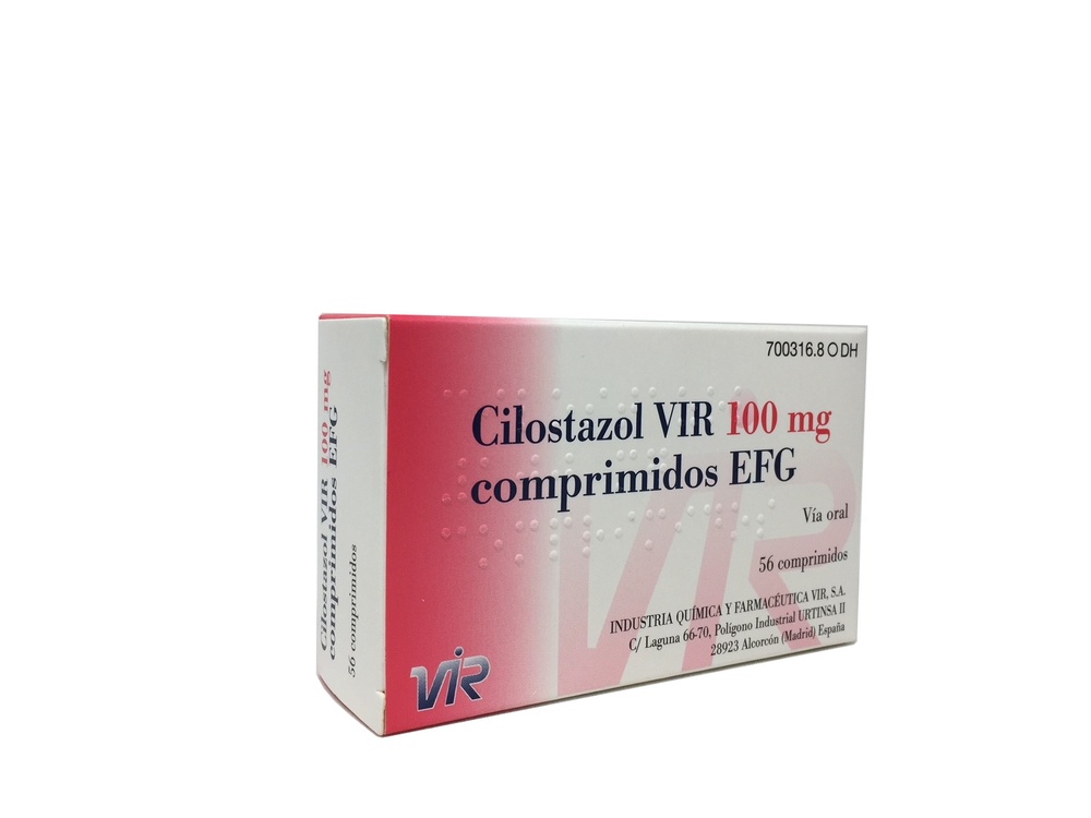 CILOSTAZOL VIATRIS 100 mg COMPRIMIDOS