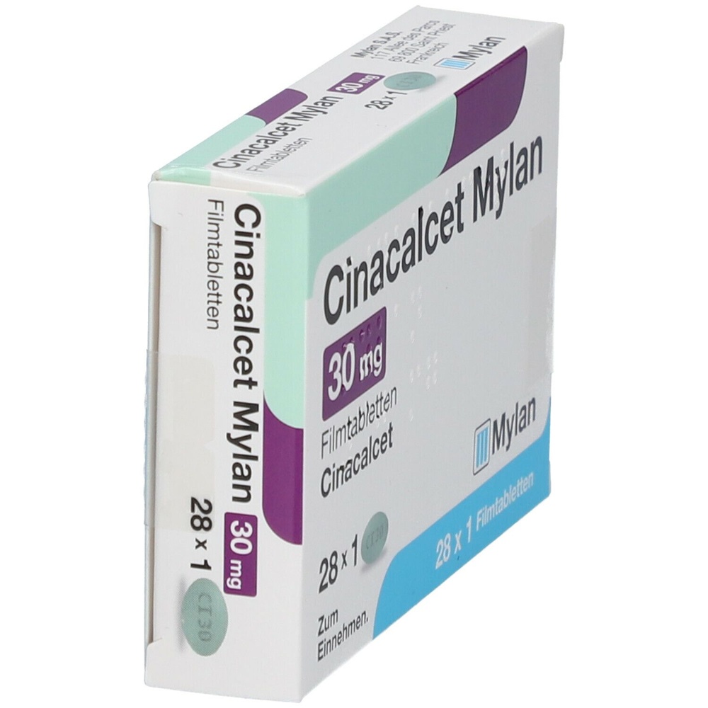 CINACALCET MYLAN 30 mg COMPRIMIDOS REVESTIDOS POR PELÍCULA