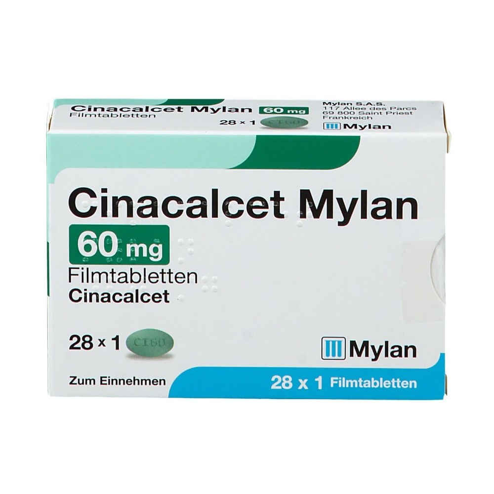 CINACALCET MYLAN 60 mg COMPRIMIDOS REVESTIDOS POR PELÍCULA