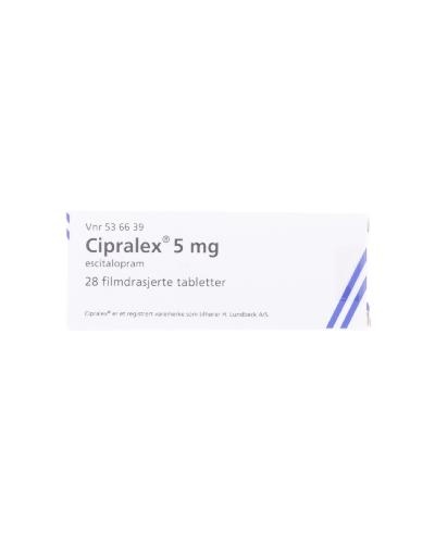 CIPRALEX 5 mg COMPRIMIDOS REVESTIDOS POR PELÍCULA