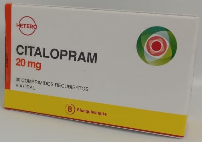CITALOPRAM AUROVITAS 20 mg COMPRIMIDOS REVESTIDOS POR PELÍCULA