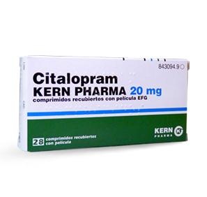 CITALOPRAM KERN PHARMA 20 mg COMPRIMIDOS REVESTIDOS POR PELÍCULA
