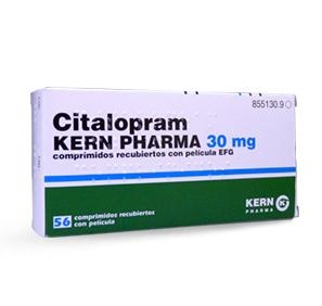 CITALOPRAM KERN PHARMA 30 mg COMPRIMIDOS REVESTIDOS POR PELÍCULA