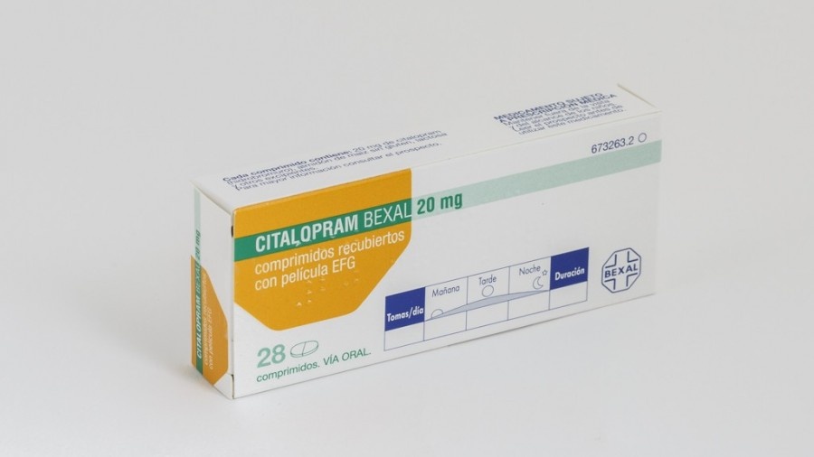 CITALOPRAM VIR 20 mg COMPRIMIDOS REVESTIDOS POR PELÍCULA