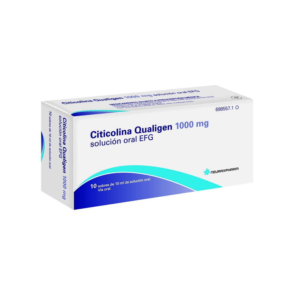 CITICOLINA QUALIGEN 1000 MG SOLUÇÃO ORAL