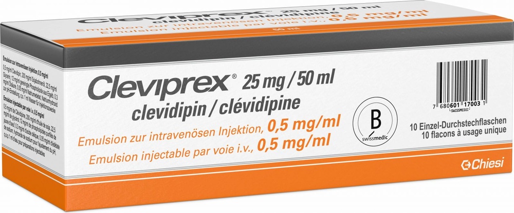 CLEVIPREX 0,5mg/ml Emulsão Injectável