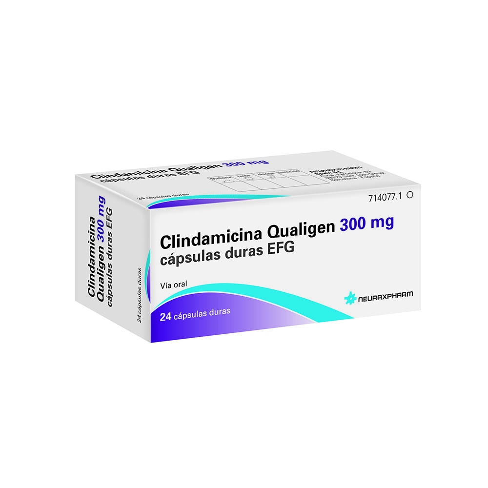 CLINDAMICINA QUALIGEN 300 mg CÁPSULAS DURAS