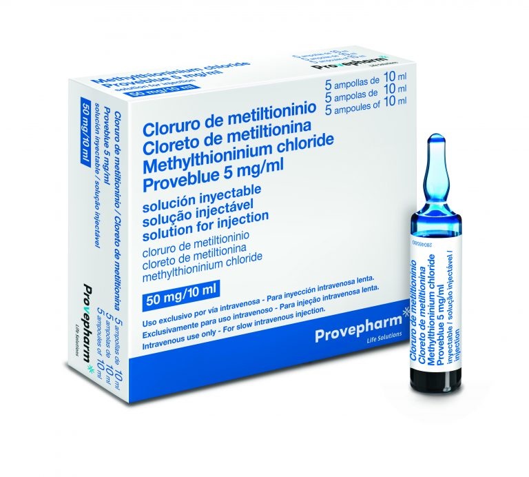 CLORETO DE METILTIONINIO PROVEBLUE 5 mg/ml SOLUÇÃO INJETÁVEL