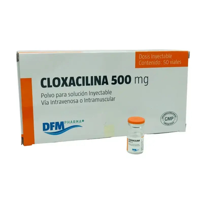 CLOXACILINA NORMON 500 mg PÓ PARA SOLUÇÃO INJETÁVEL E PARA PERFUSÃO