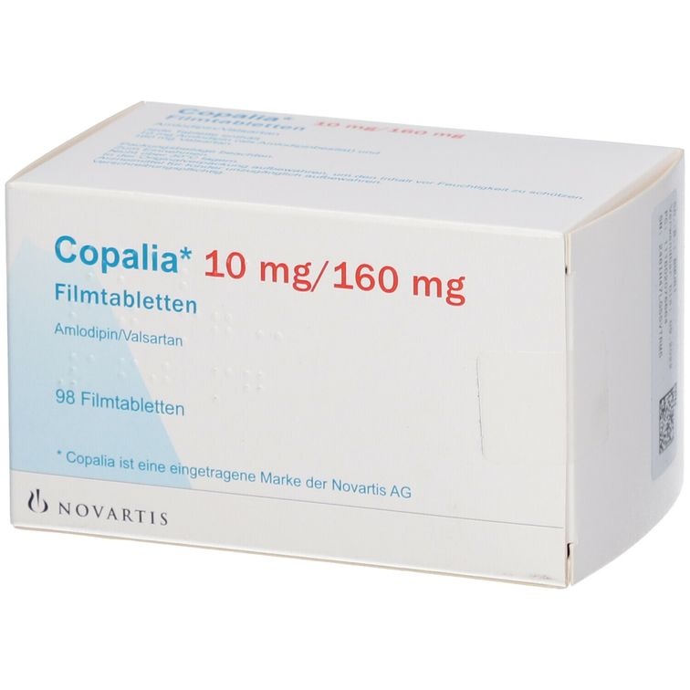 COPALIA 10 mg/160 mg COMPRIMIDOS REVESTIDOS POR PELÍCULA