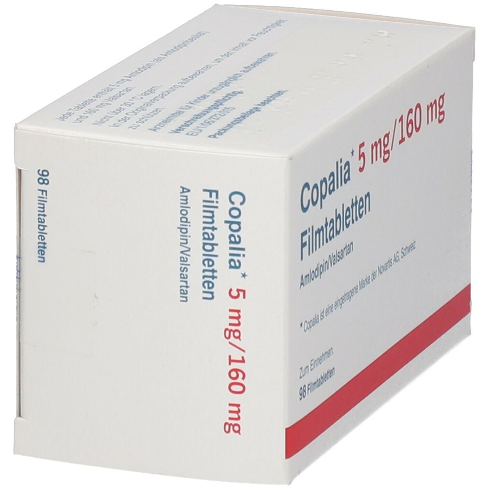 COPALIA 5 mg/160 mg COMPRIMIDOS REVESTIDOS POR PELÍCULA