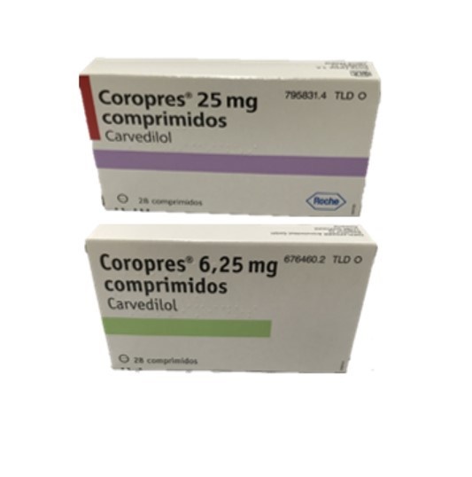 COROPRES 6,25 mg COMPRIMIDOS