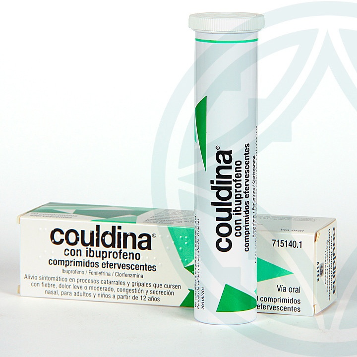 COULDINA com IBUPROFENO comprimidos efervescentes